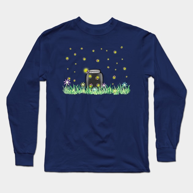 Summer nights Long Sleeve T-Shirt by WickedNiceTees